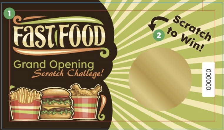 Fast Food Scratch off