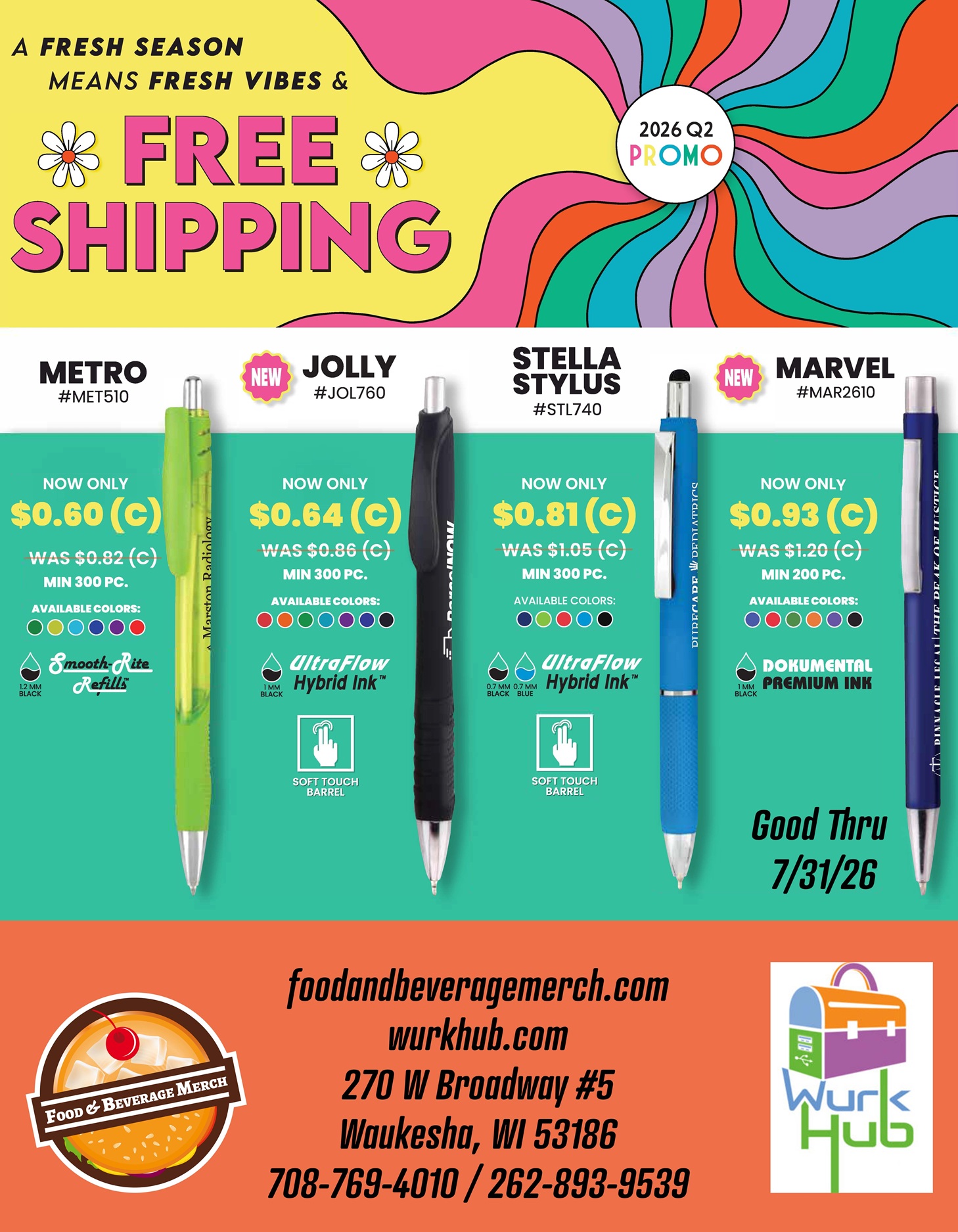 Marketing on a budget try pens